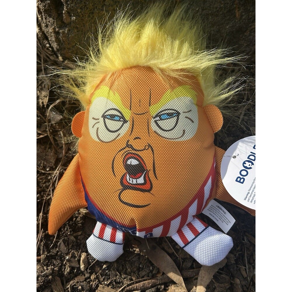 Donald Trump USA Speedo Political Parody Pet Dog Chew Toy with Squeaker